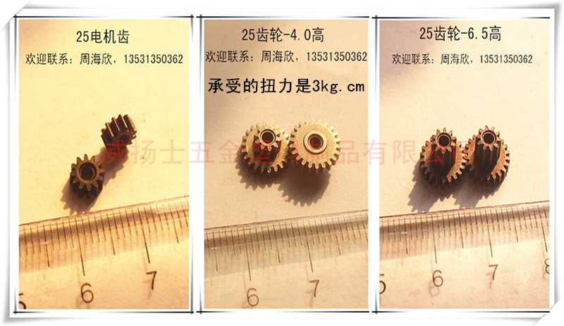 粉末冶金25減速齒輪箱齒輪